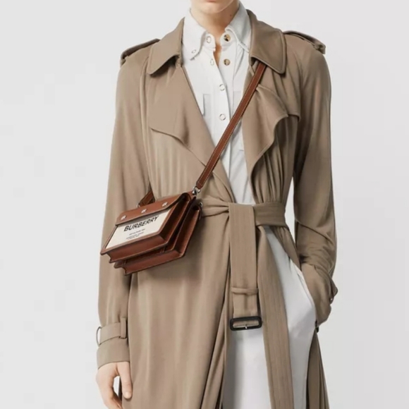 🔥BURBERRY HORSEFERRY MINI CANVAS & LEATHER BAG! - Picture 13 of 14